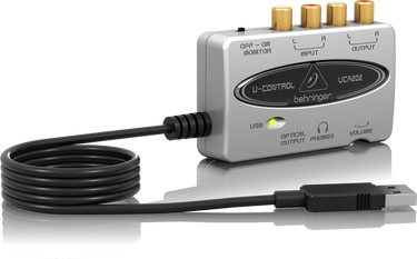 Interfase Behringer P/Audio Usb C/Salida Digital 3 In, Uca202